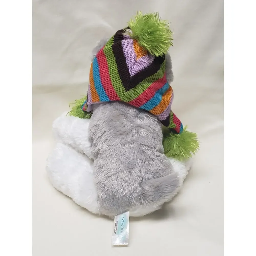 Maurices Shelby the Schnauzer Winter Cap Soft Dog Plush Stuffed Animal
